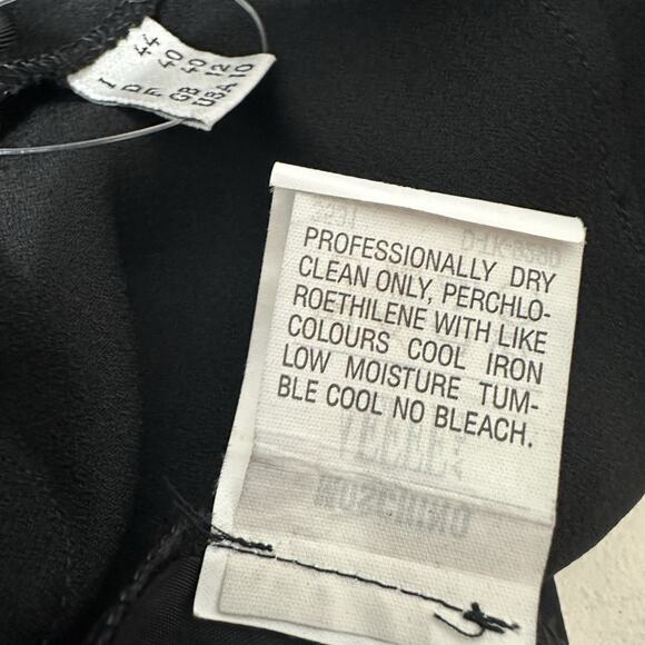 Vintage Y2K Moschino Cheap Chic Black Pants Size 40/10 Italy AEFFE Designer - Picture 12 of 13